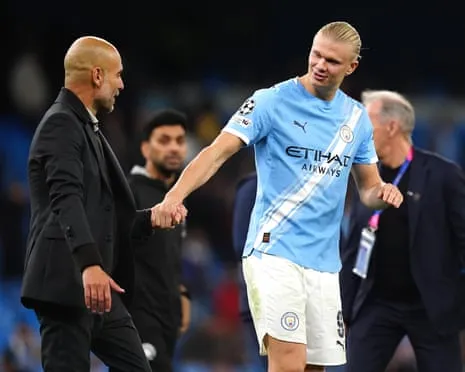 Erling Haaland Becomes Part of Exclusive Champions League 50-Goal Group, Hailed by Guardiola as CR7 and Lionel Messi's Peer